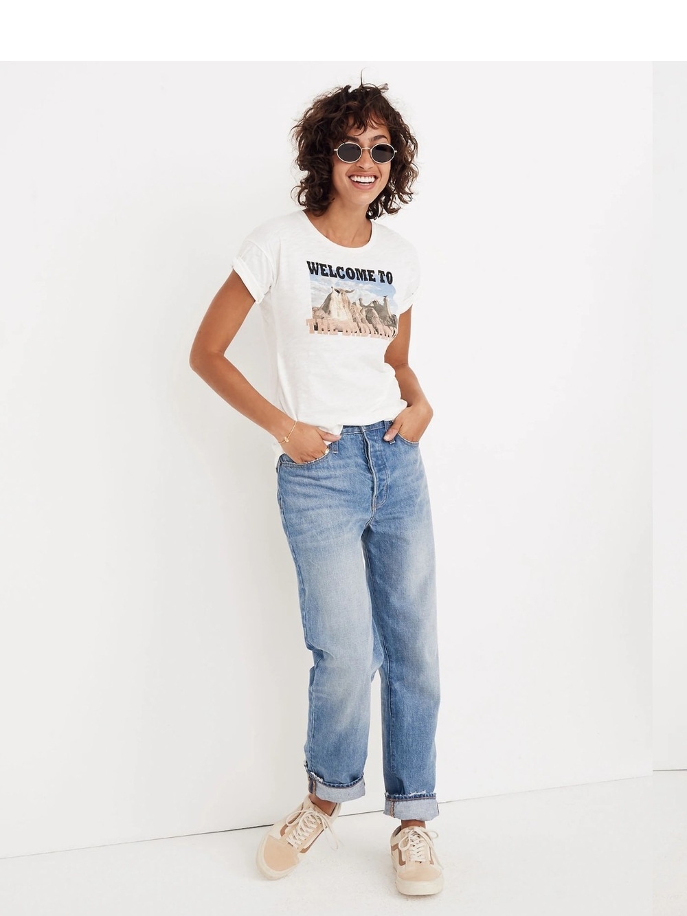 Madewell The Dadjean Brenford Light Wash Straight Leg Jeans Size 28